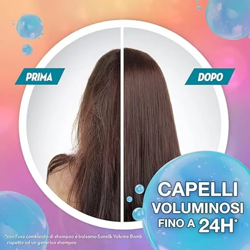 Sunsilk Super Fusion Volume Bomb! Balsam pentru toate tipurile de par 180 ml Bax 6 buc.